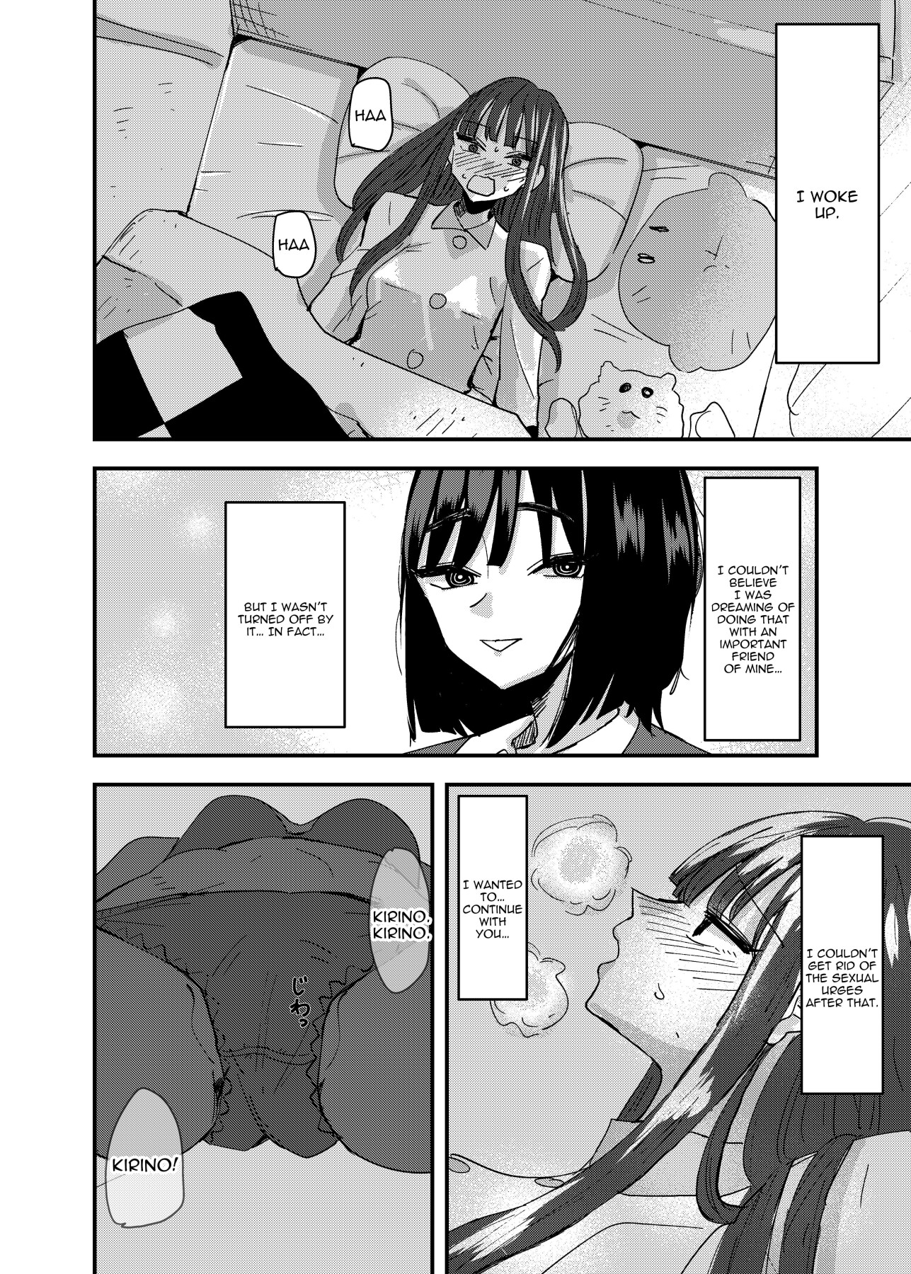 Hentai Manga Comic-A Story About Masturbating To My Friend-Read-7